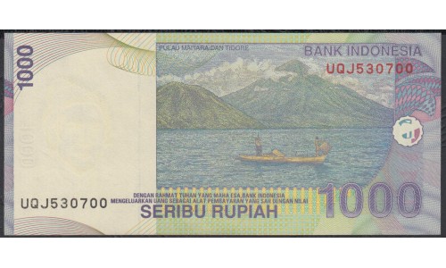 Индонезия 1000 рупий 2000 (2005) г. (Indonesia 1000 rupiah 2000 (2005) year) P141f:UNC