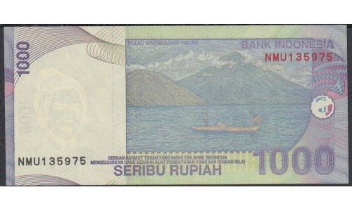 Индонезия 1000 рупий 2000 (2013) г. (Indonesia 1000 rupiah 2000 (2013) year) P141m:UNC