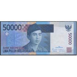 Индонезия 50000 рупий 2009 г. (Indonesia 50000 rupiah 2009 year) P145e:UNC
