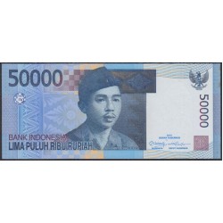Индонезия 50000 рупий 2010 г. (Indonesia 50000 rupiah 2010 year) P145f:UNC