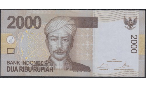 Индонезия 2000 рупий 2016 г. (Indonesia 2000 rupiah 2016 year) P148h:UNC