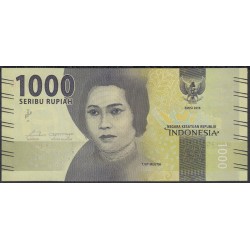 Индонезия 1000 рупий 2016 г. (Indonesia 1000 rupiah 2016 year) P154a:UNC