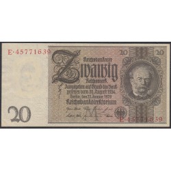 Германия 20 марок 1929 год (Germany 20 Mark 1929 year) P 181a: UNC