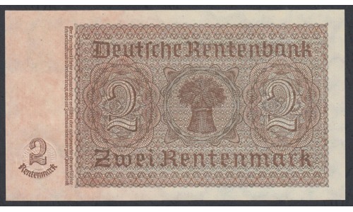 Германия 2 марки 1948 год, зона Советских войск (Germany 2 Mark 1948 year, Soviet Occupation) P 2: UNC
