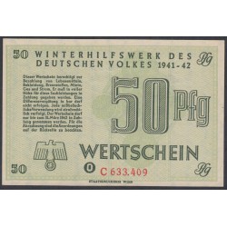 Германия, зимняя помощь 50 пфеннингов 1941-42 год, 6 выпуск (Germany Kriegswinterhilfswerk 50 pfennig 1940-41 year) :UNC