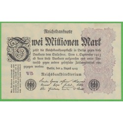 Германия 2000000 марок 1923 год (Germany 2000000 Mark 1923 year) P 104c: UNC