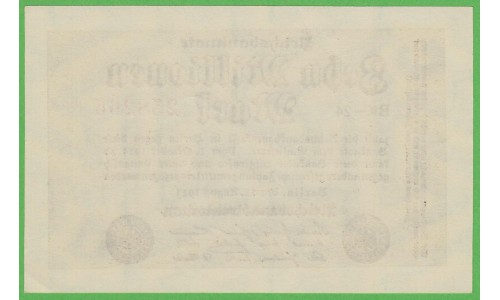 Германия 10000000 марок 1923 год, 7 вариант (Germany 10000000 Mark 1923 year) P 106a: UNC