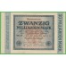 Германия 20000000000 марок 1923 год, 1 вариант (Germany 20000000000 Mark 1923 year) P 118a: UNC-