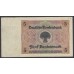 Германия 5 рентмарок 1926 год, вариант 3 (Germany 5 rentenmark 1926 year) P 169: XF