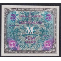 Германия 5 марoк 1944 год (Germany 5 Mark 1944) P 193b: UNC