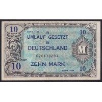 Германия 10 марок 1944 год (Germany 10 Mark 1944 year) P 194b: VF/XF