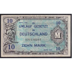 Германия 10 марок 1944 год (Germany 10 Mark 1944 year) P 194b: VF/XF