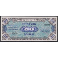 Германия 50 марок 1944 год (Germany 50 Mark 1944 year) P 196d: UNC