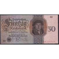 Германия 50 рейхсмарок 1924 год (Germany 50 Reichsmark 1924 year) P 177: XF