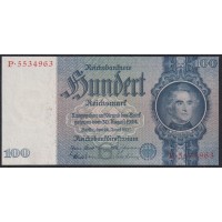 Германия 100 рейхсмарок 1935 год, P.5534963 (Germany 100 Reichsmark 1935) P 183a: UNC