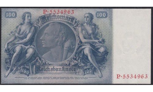 Германия 100 рейхсмарок 1935 год, P.5534963 (Germany 100 Reichsmark 1935) P 183a: UNC