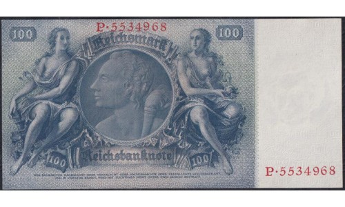 Германия 100 рейхсмарок 1935 год, P.5534968 (Germany 100 Reichsmark 1935) P 183a: UNC