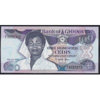 Гана 100 седи 1990 (Ghana 100 cedis 1990) P 26b: UNC