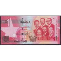 Гана 1 седи 2017 (Ghana 1 cedis 2017) P 37g: UNC