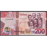 Гана 200 седи 2019 (Ghana 200 cedis 2019) P W51: UNC