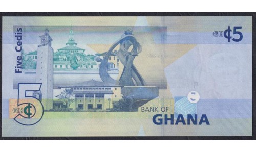 Гана 5 седи 2010 (Ghana 5 cedis 2010) P 38b: UNC