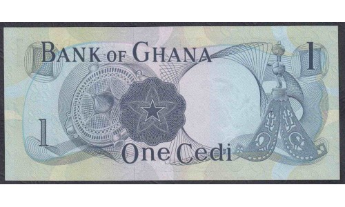 Гана 1 седи 1971 год  (Ghana 1 cedi 1971) P 10d: UNC