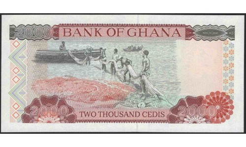 Гана 2000 седи 1996 (Ghana 2000 cedis 1996) P 30c : UNC