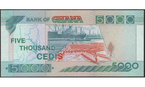 Гана 5000 седи 1995 (Ghana 5000 cedis 1995) P 31b : UNC