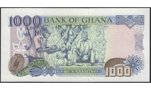 Гана 1000 седи 1998 (Ghana 1000 cedis 1998) P 32c : UNC