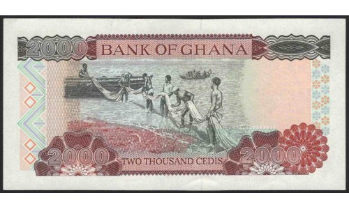 Гана 2000 седи 2001 (Ghana 2000 cedis 2001) P 33f(1) : UNC