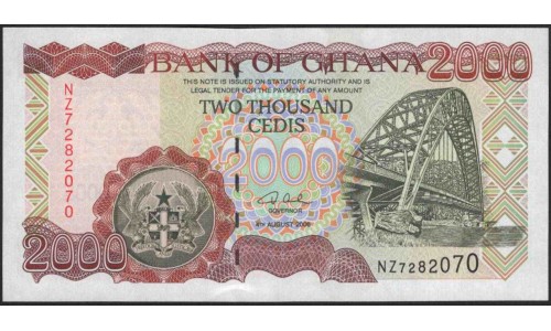 Гана 2000 седи 2006 (Ghana 2000 cedis 2006) P 33i : UNC