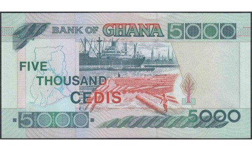 Гана 5000 седи 1999 (Ghana 5000 cedis 1999) P 34d : UNC