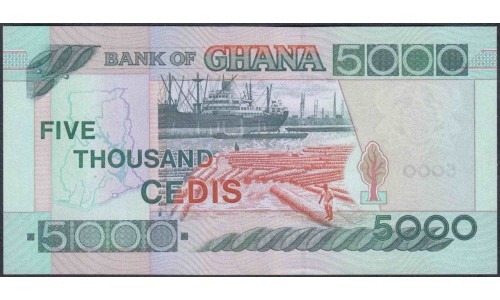 Гана 5000 седи 2002 (Ghana 5000 cedis 2002) P 34h : UNC