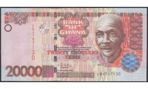 Гана 20000 седи 2002 (Ghana 20000 cedis 2002) P 36a : UNC