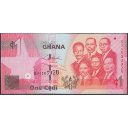 Гана 1 седи 2007 (Ghana 1 cedis 2007) P 37a : UNC