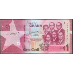 Гана 1 седи 2019 (Ghana 1 cedis 2019) P W45 : UNC