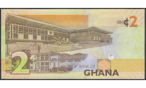 Гана 2 седи 2013 (Ghana 2 cedis 2013) P 37Ab : UNC
