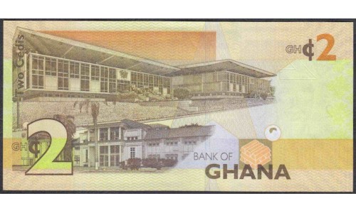 Гана 2 седи 2017 (Ghana 2 cedis 2017) P 37Ae : UNC