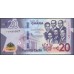 Гана 20 седи 2019 (Ghana 20 cedis 2019) P W48 : UNC