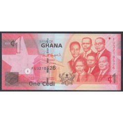Гана 1 седи 2014 (Ghana 1 cedis 2014) P 37e: UNC