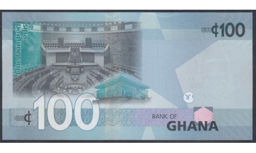 Гана 100 седи 2019 (Ghana 100 cedis 2019) P 50a: UNC