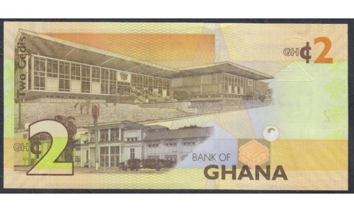 Гана 2 седи 2015 (Ghana 2 cedis 2015) P 37Ad: UNC