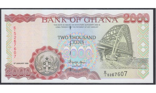 Гана 2000 седи 1995 (Ghana 2000 cedis 1995) P 30b: UNC