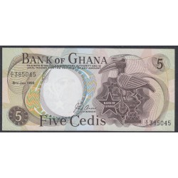 Гана 5 седи 1969 (Ghana  5 cedis 1969) P 11b: UNC