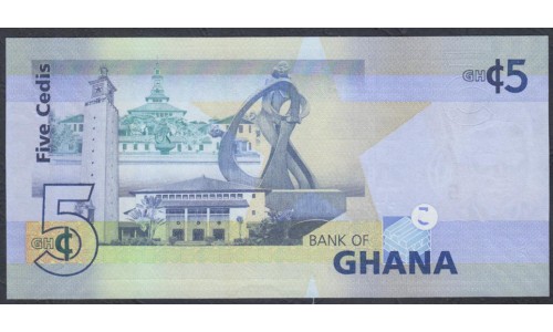 Гана 5 седи 2013 (Ghana 5 cedis 2013) P 38d: UNC