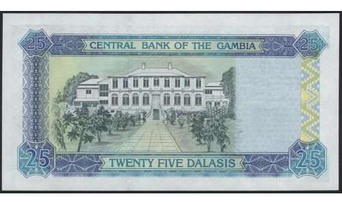Гамбия 25 даласи (2001-2005) (Gambia 25 dalasis (2001-2005)) P 22c: UNC