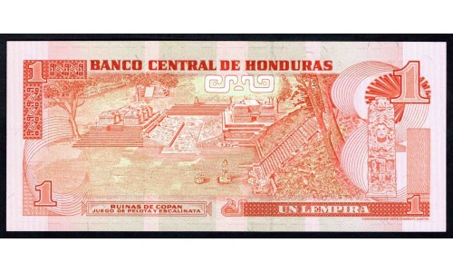 Гондурас 1 лемпира 1992 (HONDURAS 1 Lempira 1992) P 71 : UNC