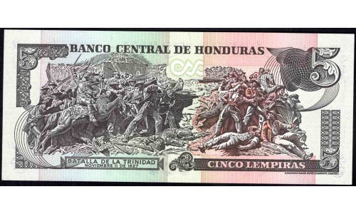 Гондурас 5 лемпир 2003 (HONDURAS 5 Lempiras 2003) P 85c : UNC