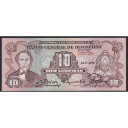 Гондурас 10 лемпир 1978 (HONDURAS 10 Lempiras 1978) P 64a(4): UNC--