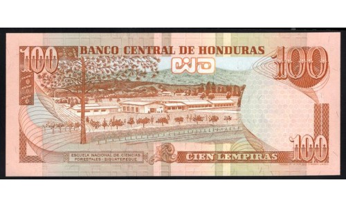 Гондурас 100 лемпир 12.05.1994 (HONDURAS 100 Lempiras 12.05.1994) P 77a: UNC